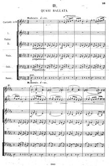 Partition , Quasi ballata,  No.2, Deuxième suite ; Сюита №2