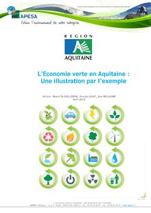Rapport sur l Economie Verte Aquitaine - L Economie verte en ...