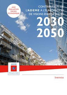 Contribution de l ADEME à l élaboration de visions énergétiques 2030-2050. : A
