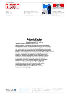 Le "Mac" du  XXIe siècle - Frédéric Kaplan
