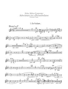 Partition cor 1, 2, 3, 4, Adventures en a Perambulator, Carpenter, John Alden