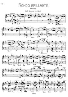 Partition complète (scan), Rondo brillant Op.109, Hummel, Johann Nepomuk