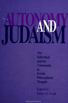 Autonomy and Judaism