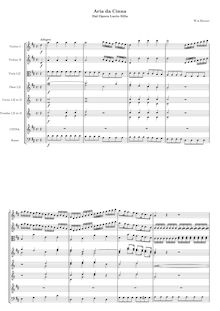 Partition complète, Lucio Silla, Dramma per musica, Mozart, Wolfgang Amadeus