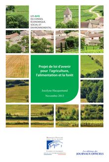 Projet de loi d avenir pour l agriculture, l alimentation et la forêt