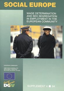 Wage determination and sex segregation in employment in the European Community