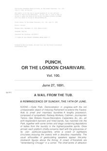 Punch, or the London Charivari, Volume 100, June 27, 1891