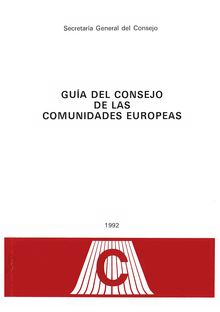 Guía del Consejo de las Comunidades Europeas 1992