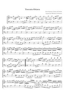 Partition Toccata No.18, Toccatas pour clavecin, Seixas, Carlos