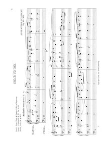Partition No.1: Communion, 2 pièces pour orgue, Guilmant, Alexandre