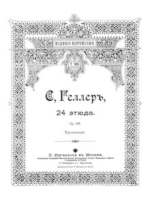 Partition complète, 24 Etudes d Expression et de Rhythme, Op.125