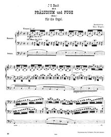 Partition Prelude et Fugue No.21 en B♭ major, BWV 866, Das wohltemperierte Klavier I