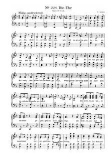 Partition de piano, 3 Gesänge, 3 Songs, Loewe, Carl