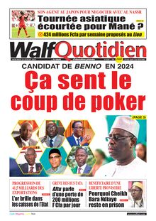 Walf Quotidien n°9397 - Du 26/07/2023