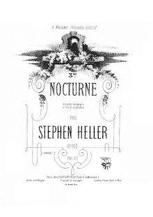 Partition complète, Nocturne, Op.103, Heller, Stephen