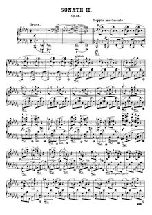 Partition complète (lower resolution), Piano Sonata No.2