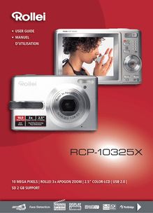 Notice Appareil Photo numériques Rollei  RCP-10325X