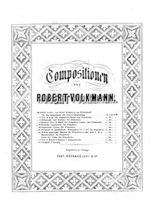 Partition complète, Deutsche Tanzweisen, Op.18, Volkmann, Robert