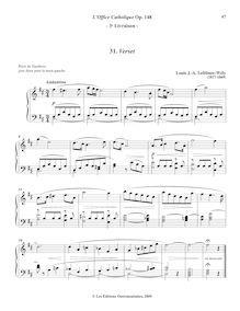 Partition , Verset (D major), L’Office Catholique, Op.148, Lefébure-Wély, Louis James Alfred par Louis James Alfred Lefébure-Wély