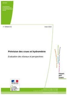 Prévision des crues et hydrométrie - Evaluation des réseaux et perspectives