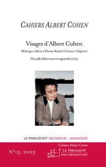 Cahiers Albert Cohen N°13