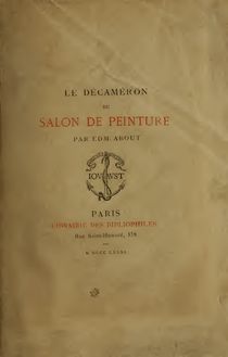 Le Décaméron du Salon de peinture pour l année 1881
