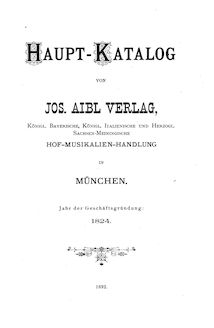 Partition 1892 Catalogue, Publishers’ Catalogues, Various