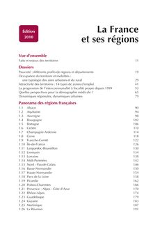 Sommaire et cartes de la France administrative et des pays de l UE à 27 - La France et ses régions - Insee Références - Édition 2010