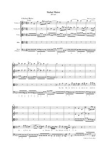 Partition complète, Stabat Mater, Vivaldi, Antonio