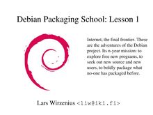 debian-packaging-tutorial