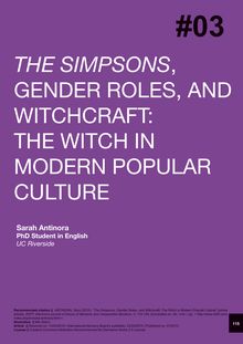 The Simpsons, Gender Roles, and Witchcraft: The Witch in Modern Popular Culture (Los Simpson, roles de género y brujería: La bruja en la cultura popular contemporánea, The Simpsons, els estudis de gènere i la bruixeria: La bruixa en la cultura popular moderna, The Simpsons, genero rolak eta sorgintza: sorgina herri kultura modernoan)
