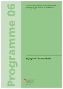 Version populaire du programme d armement 2006 A5 - Le programme d ...