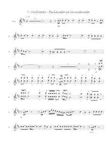 Partition Confutatis, Misa de Requiem en do sostenido menor, C♯ minor
