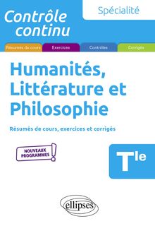 Spécialité Humanités, Littérature et Philosophie , Terminale , Nouveaux programmes
