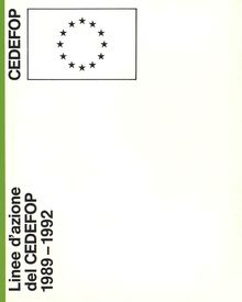 Linee d azione del Cedefop 1989-1992