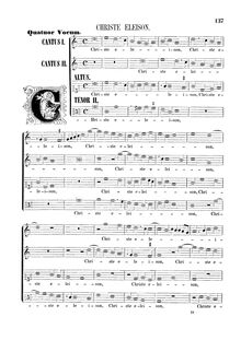 Partition Christe à 4, Corrigenda (monochrome), Missa  Assumpta est Maria 