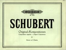 Partition complète, Fantasie, D.48, Fantasy in C minor for Piano Duet (Grande Sonata) par Franz Schubert