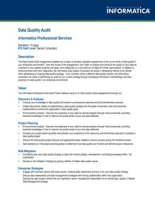 Data Quality Audit - 207