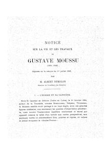 Gustave MOUSSU 1er janvier octobre par Albert Demolon