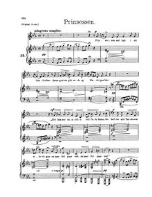 Partition complète (C minor), Prinsessen, EG 133, The Princess