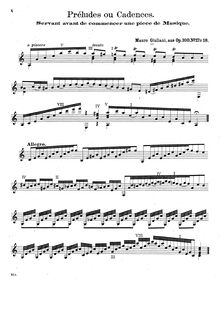 Partition No.17-18, 24 études pour pour guitare, 24 Etudes - Instructions faciles et agréables pour la guitarre