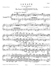 Partition complète, Piano Sonata No.22, F major, Beethoven, Ludwig van