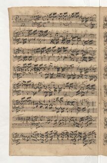 Partition Prelude et Fugue No.23 en B major, BWV 868, Das wohltemperierte Klavier I par Johann Sebastian Bach
