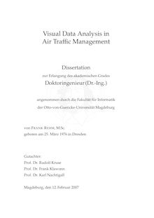 Visual data analysis in air traffic management [Elektronische Ressource] / von Frank Rehm