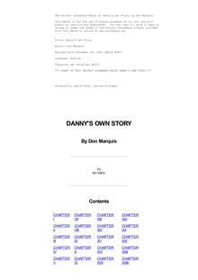 Danny s Own Story