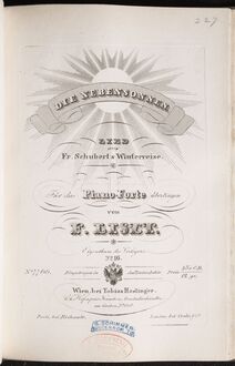 Partition Die Nebensonnen (S.561/2), Collection of Liszt editions, Volume 1