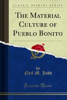 Material Culture of Pueblo Bonito