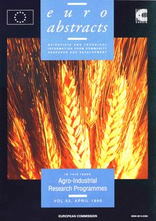 Euroabstracts. Agro-Industrial Research Programmes Vol.33, April 1995
