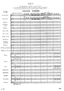Partition Act II, Carmen, Opéra-comique en quatre actes, Bizet, Georges par Georges Bizet