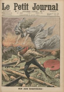 LE PETIT JOURNAL SUPPLEMENT ILLUSTRE  N° 1081 du 06 août 1911